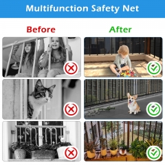 Children's safety net, balcony railing stair safety net
