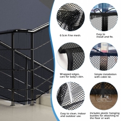 Children's safety net, balcony railing stair safety net